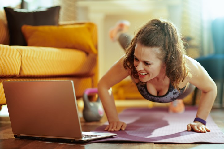 Exercising when at home