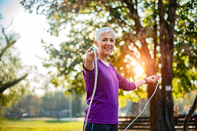 Exercising when at home
