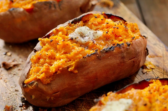 Baked sweet potato
